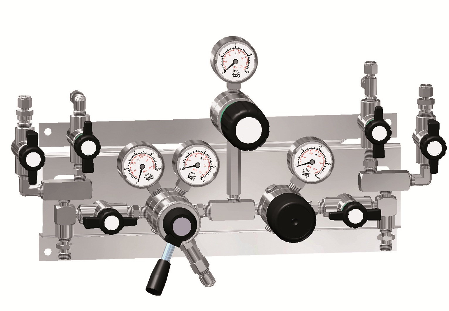 Manifolds & Switchover Boards                 Ensuring Continuous Gas Supply in Saudi Labs