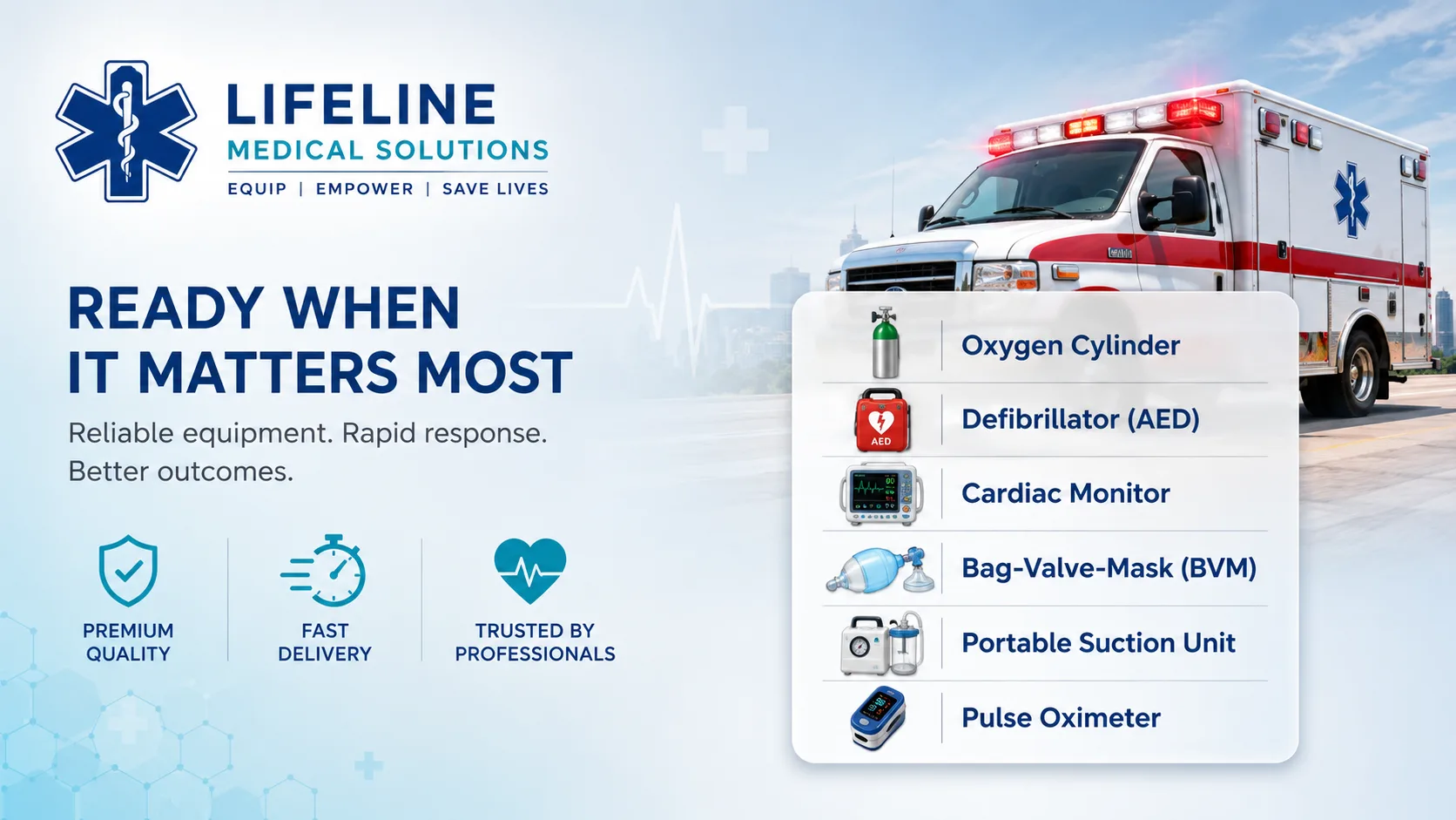Emergency Medical Equipment List: Complete Guide for Hospitals, Clinics, and Ambulances