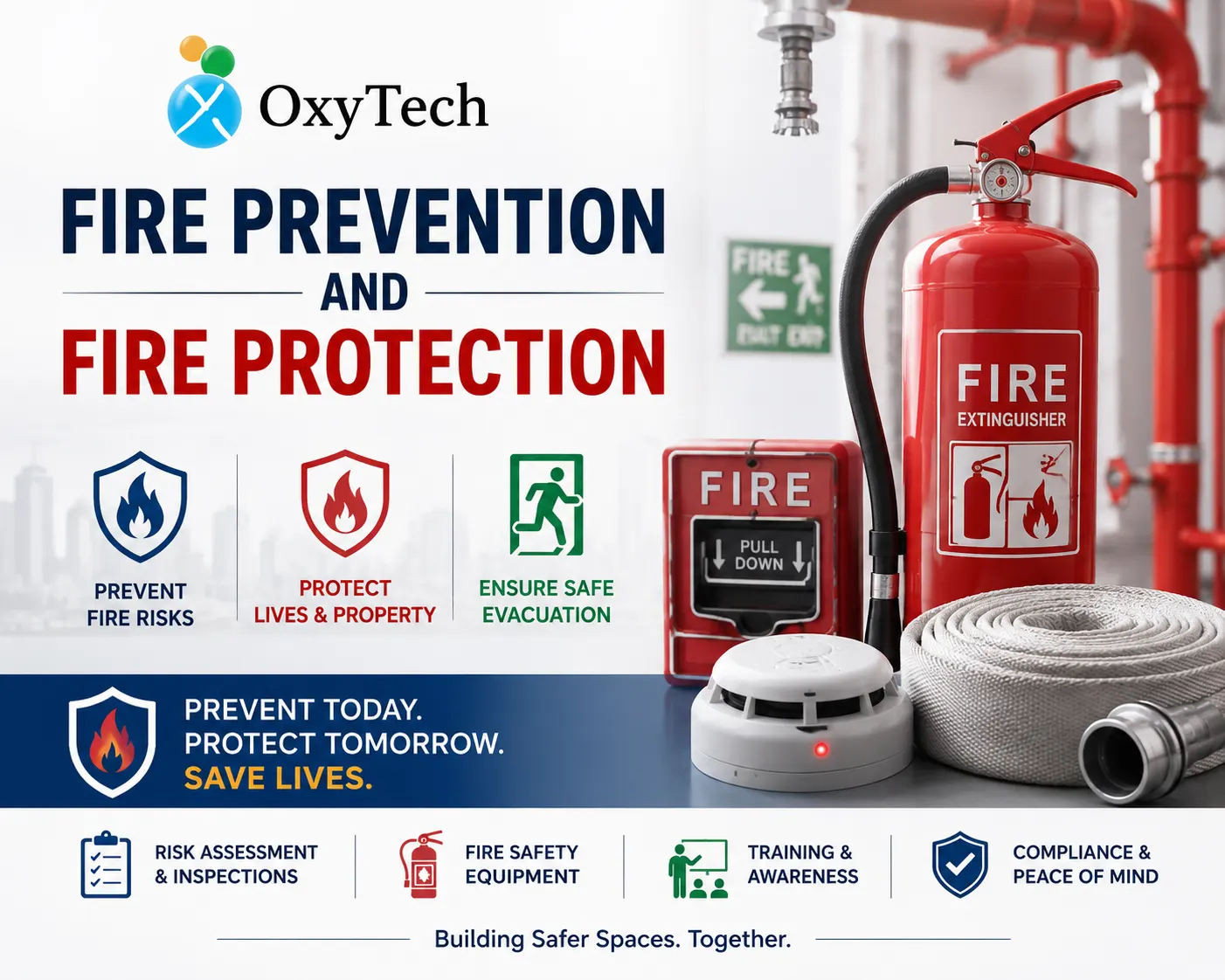 Fire Prevention and Fire Protection: A Complete Guide for Safer Homes, Workplaces, and Buildings